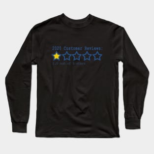 2020 Rating Review - 1 of 5 Stars Long Sleeve T-Shirt